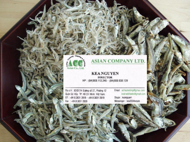 Exporting dried anchovy