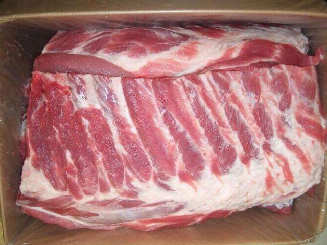 Frozen pork sparerib - Sườn bẹ heo